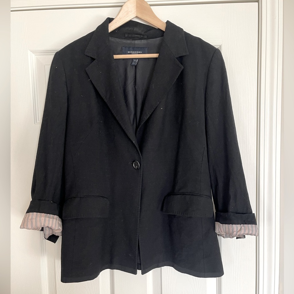 BURBERRY Women's Black Blazer